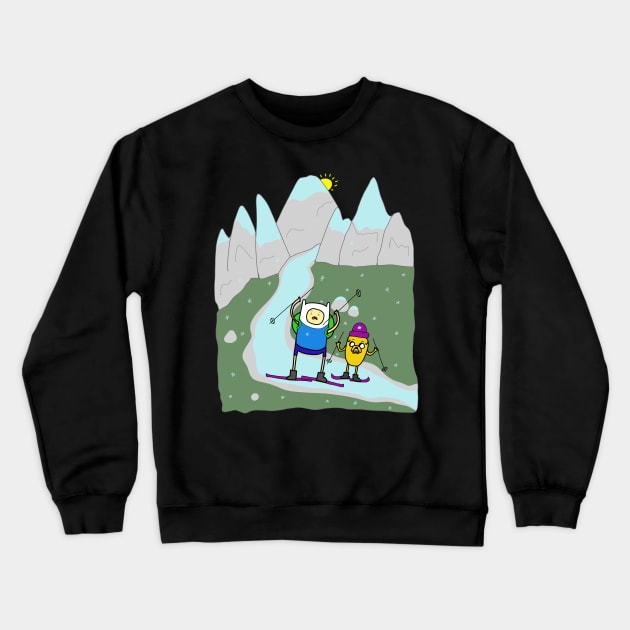 Finn and Jake Crewneck Sweatshirt by soondoock